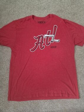 Men's XXL Baseballism Atl Red Graphic T-Shirt